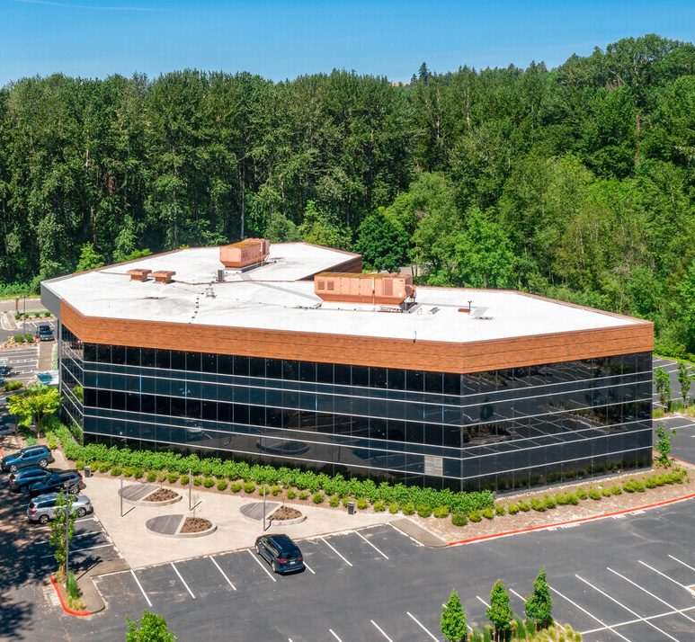 Three-story Class A office building in Renton, WA